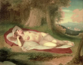 Ariadne schlafend auf der Insel Naxos, 1831